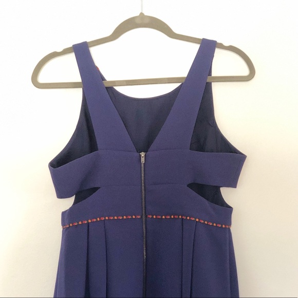 BCBGeneration Navy dress with side cutouts - Picture 3 of 7
